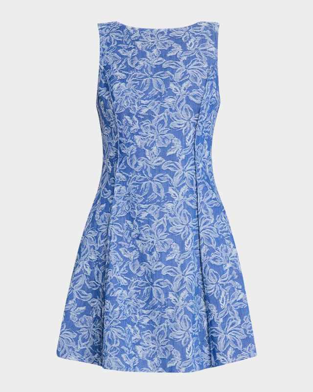 Cayman High-Neck Dress